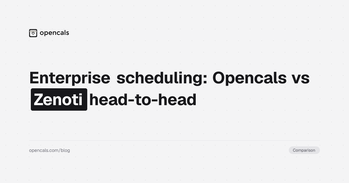 Opencals vs Zenoti: Which Booking Platform Is Right for Your Service Business?